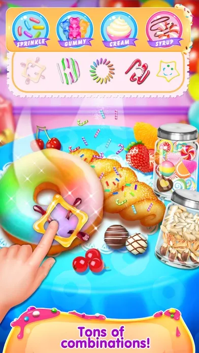 Ảnh chụp màn hình của Donut Maker - Cooking Games!