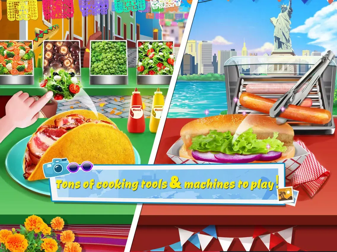 Foods Cooking: World Travel iPad 應用截圖