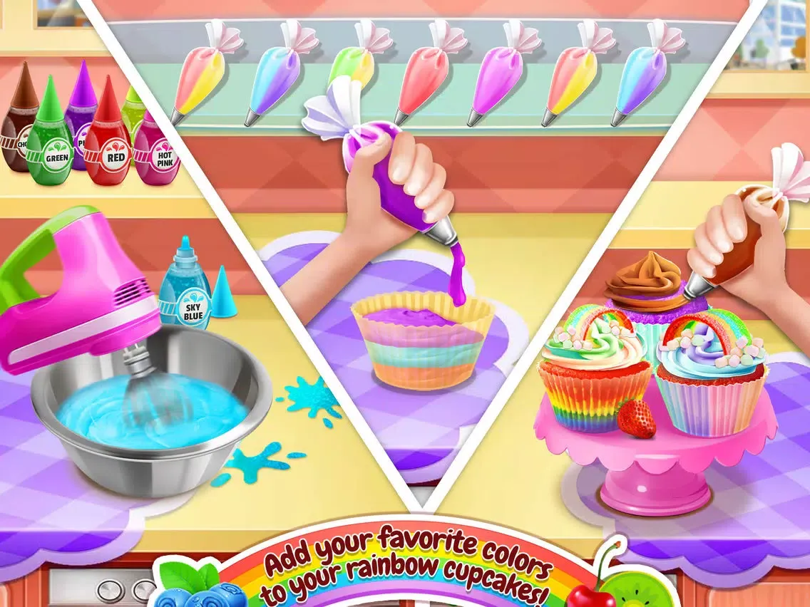 Zrzuty ekranu Rainbow Cake Bakery - Pastry Chef iPad 