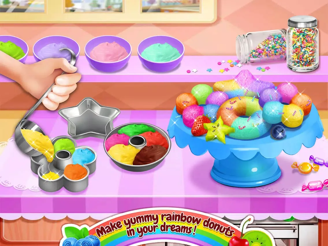 Zrzuty ekranu Rainbow Cake Bakery - Pastry Chef iPad 