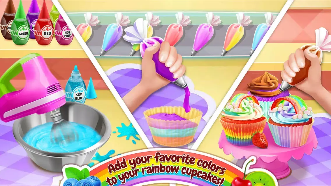 Zrzuty ekranu Rainbow Cake Bakery - Pastry Chef