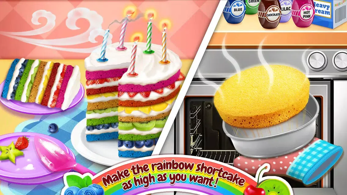 Zrzuty ekranu Rainbow Cake Bakery - Pastry Chef