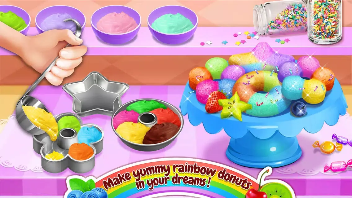 Zrzuty ekranu Rainbow Cake Bakery - Pastry Chef