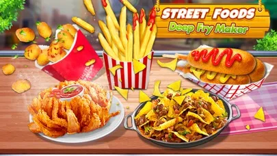 Zrzuty ekranu Street Fry Foods Cooking Games