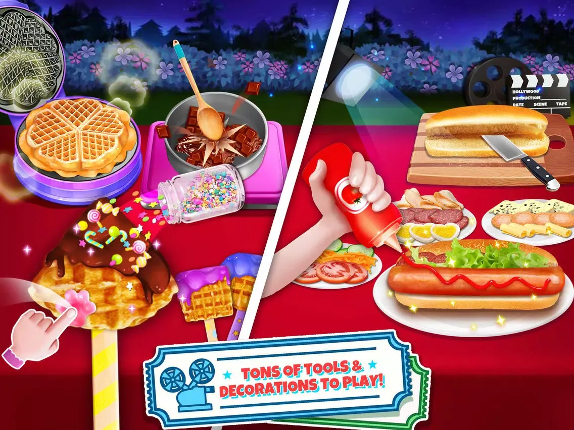 VIP Movie Night Food Party! iPad  스크린샷
