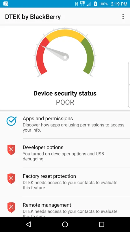 DTEK by BlackBerry应用截图