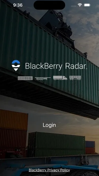 Tangkapan skrin BlackBerry Radar Mobile
