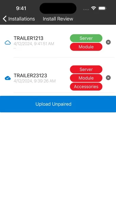 Tangkapan skrin BlackBerry Radar Mobile