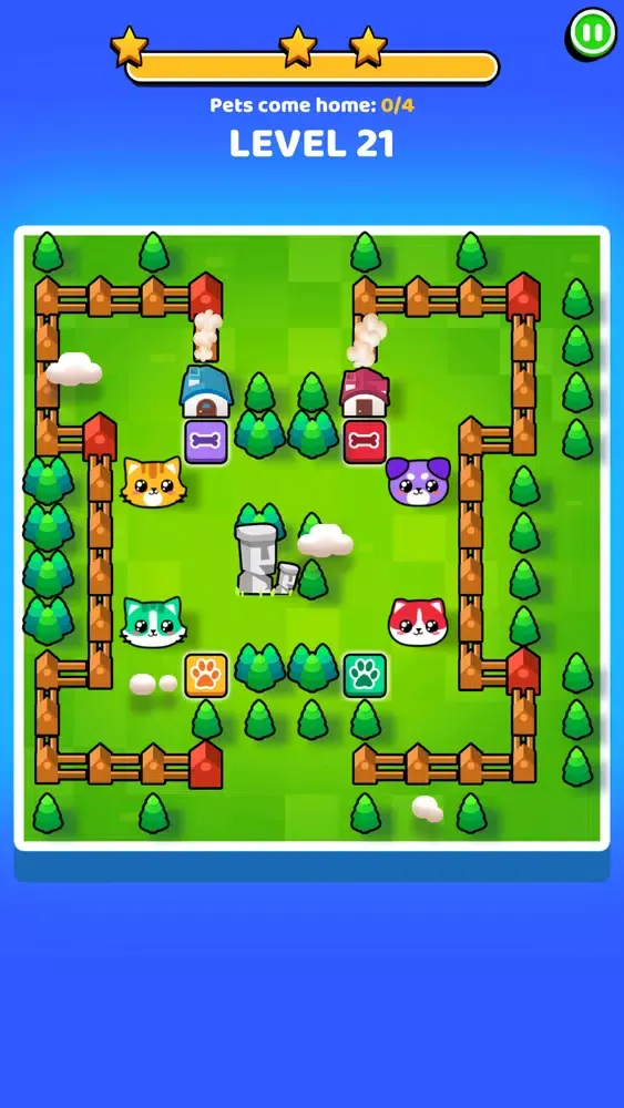 Capturas de tela do Pets Escape: Dogs & Cats