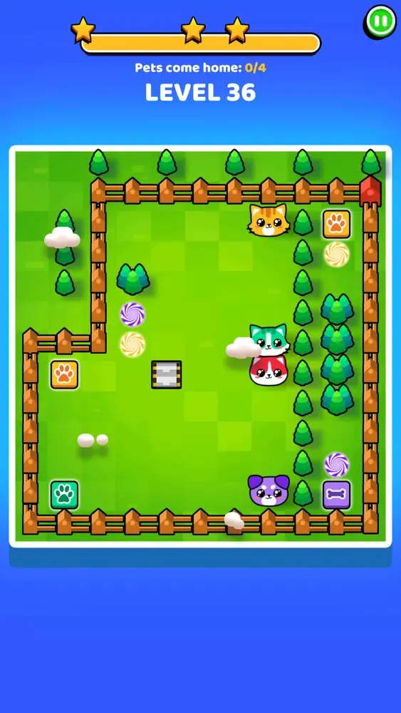 Capturas de tela do Pets Escape: Dogs & Cats