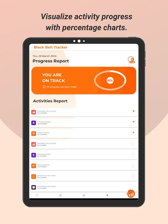 Black Belt Tracker iPad  Ekran Görüntüleri