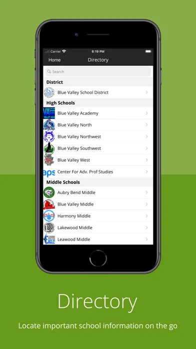 Ảnh chụp màn hình của Blue Valley Schools KS