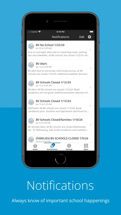 Ảnh chụp màn hình của Blue Valley Schools KS