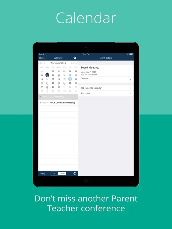 Zrzuty ekranu Berlin Community School iPad 