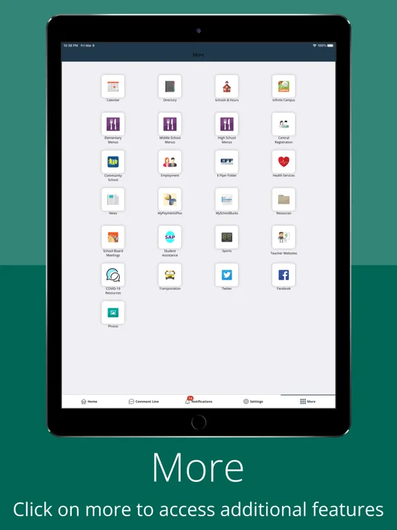 Central Bucks School District iPad  Screenshots