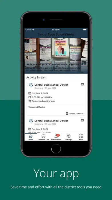 Central Bucks School District Screenshots