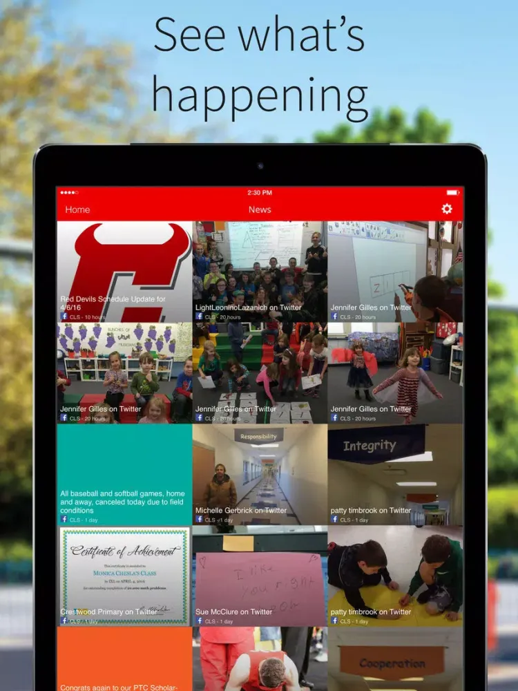 Crestwood Red Devils iPad Screenshots