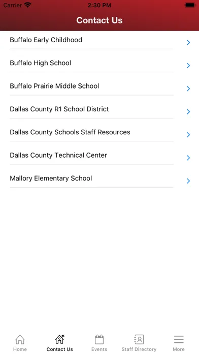 Capturas de pantalla de Dallas County School District