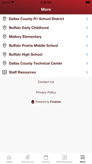 Capturas de pantalla de Dallas County School District