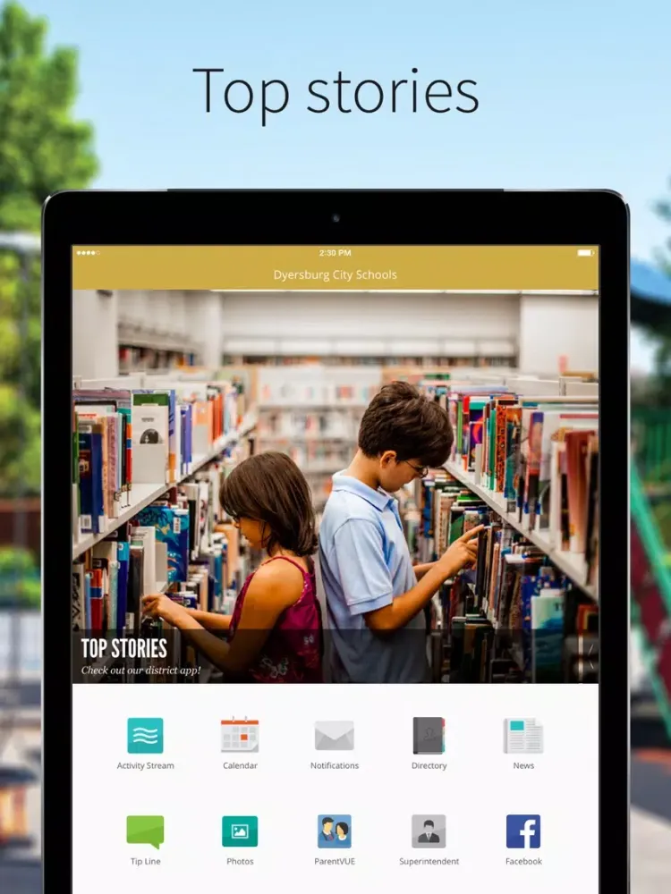 ภาพหน้าจอของ Dyersburg City Schools iPad 