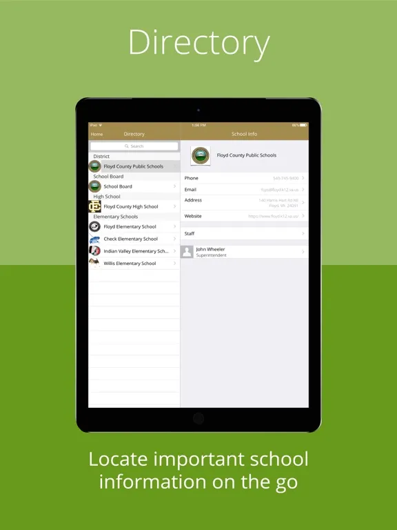 Floyd County Public Schools iPad  スクリーンショット