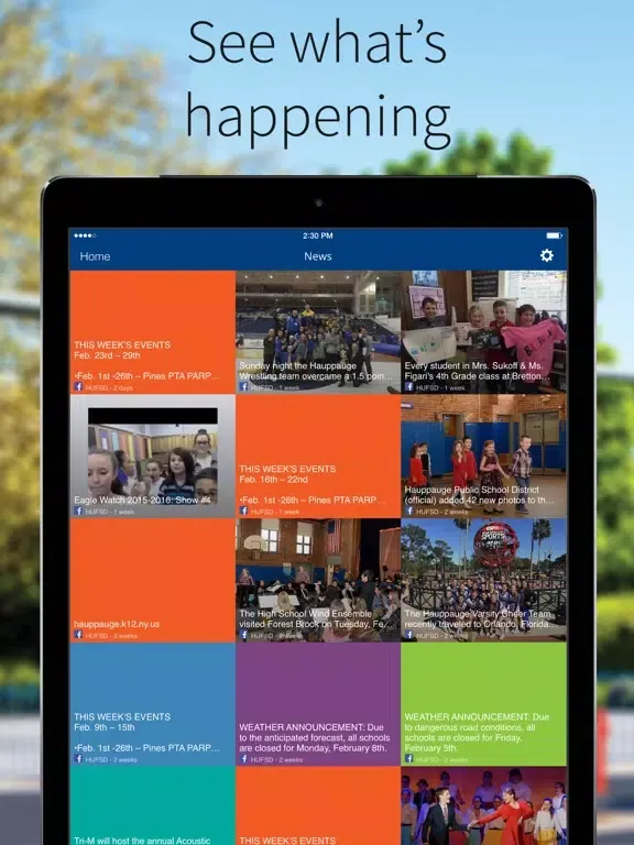 Скриншоты Hauppauge School District iPad 