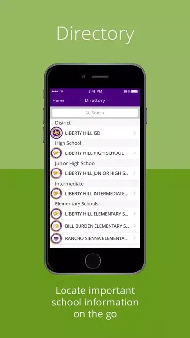 Ảnh chụp màn hình của Liberty Hill ISD