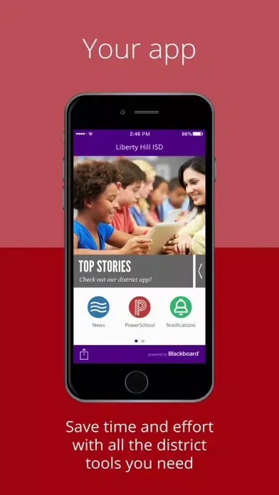 Ảnh chụp màn hình của Liberty Hill ISD