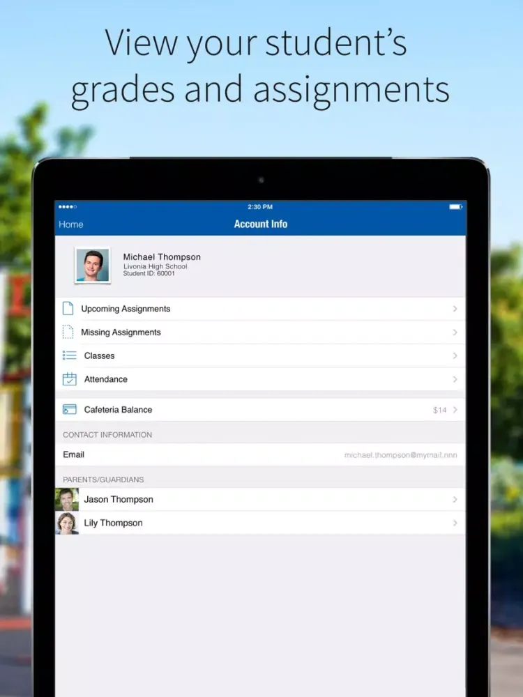 Livonia Central School iPad 應用截圖