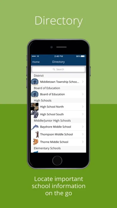 Capturas de tela do Middletown Township SD