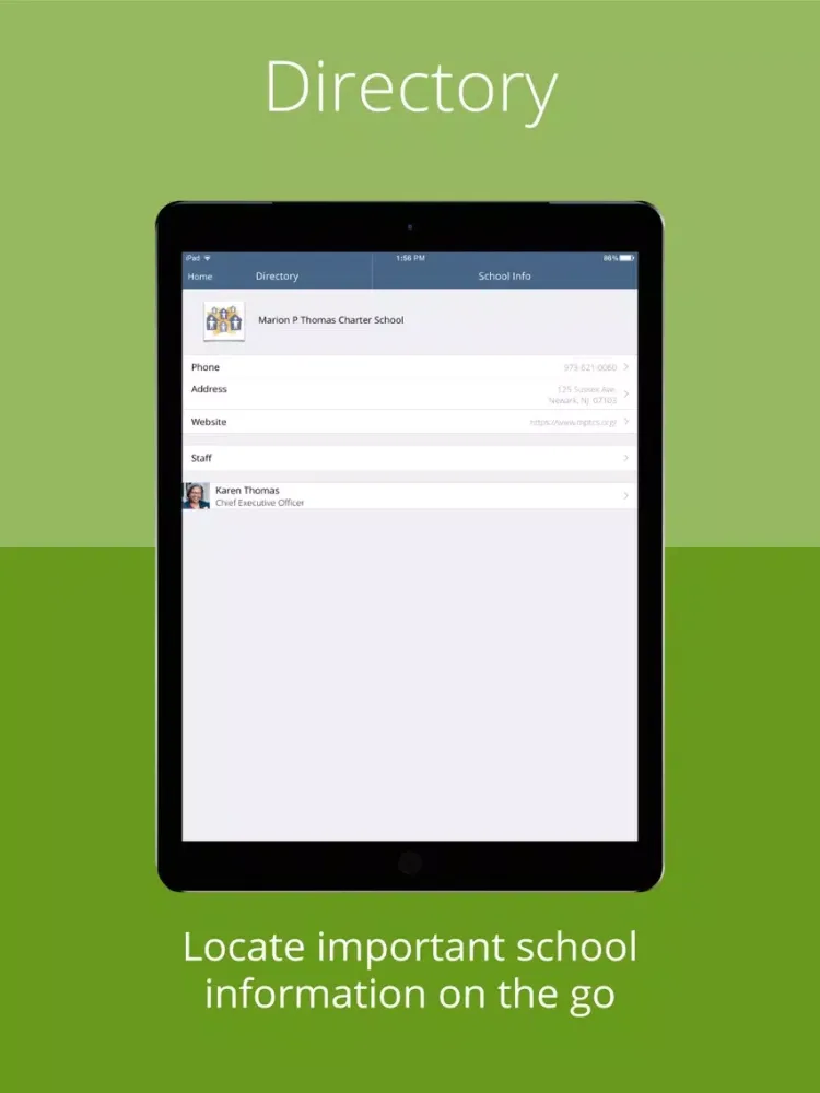 Скриншоты Marion P Thomas Charter School iPad