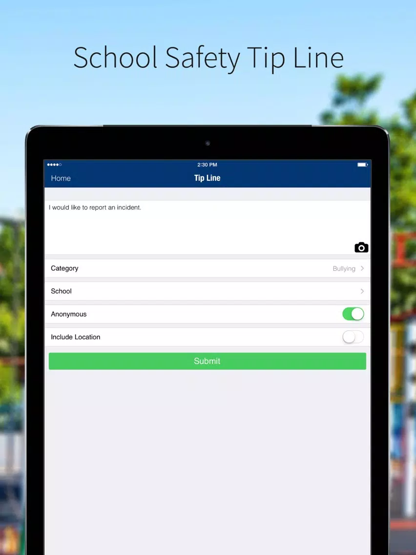 Tangkapan layar Northside Christian School iPad 