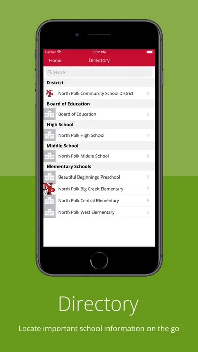 Screenshot di North Polk Community Schools