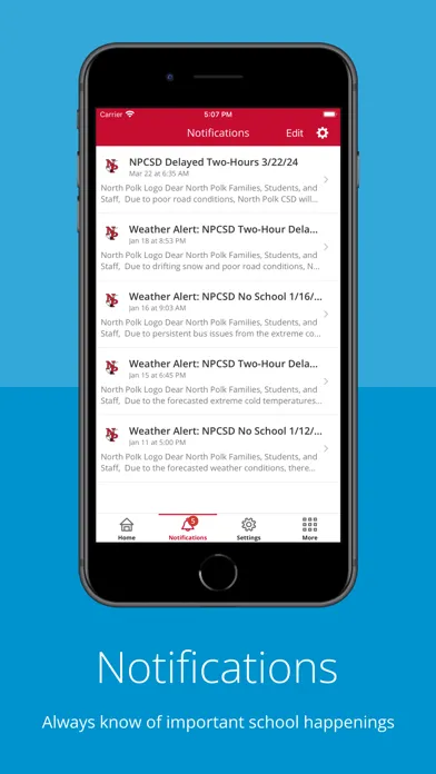Screenshot di North Polk Community Schools