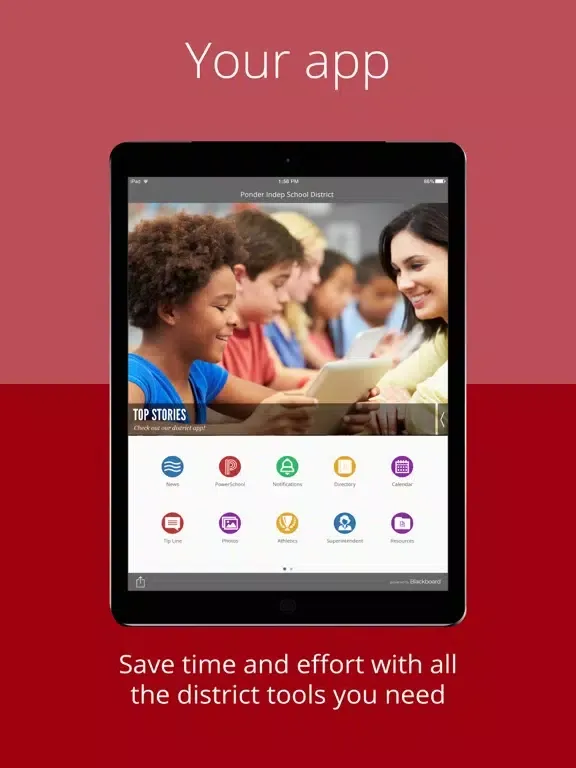 Capturas de pantalla de Ponder Indep School District iPad 