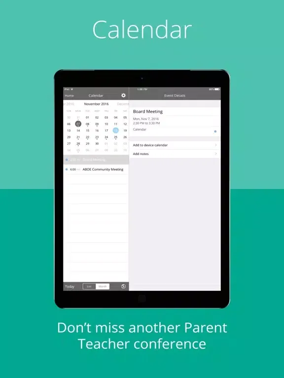 Capturas de pantalla de Ponder Indep School District iPad 