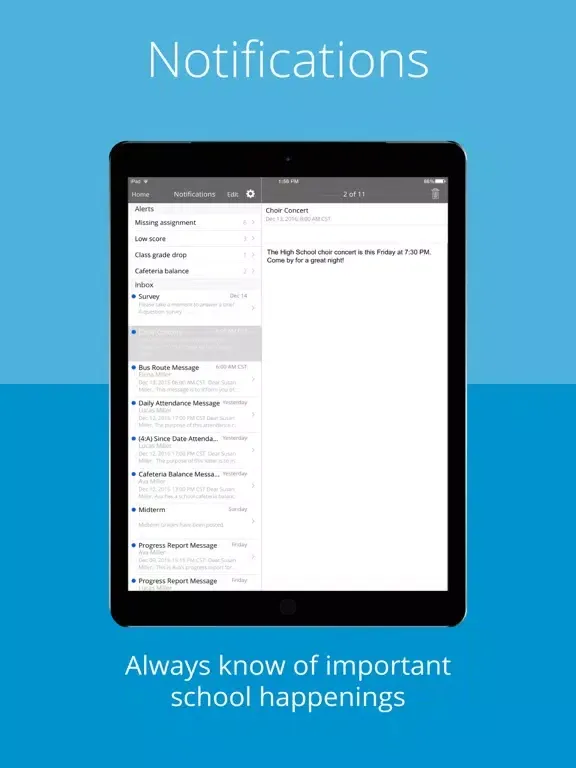 Capturas de pantalla de Ponder Indep School District iPad 