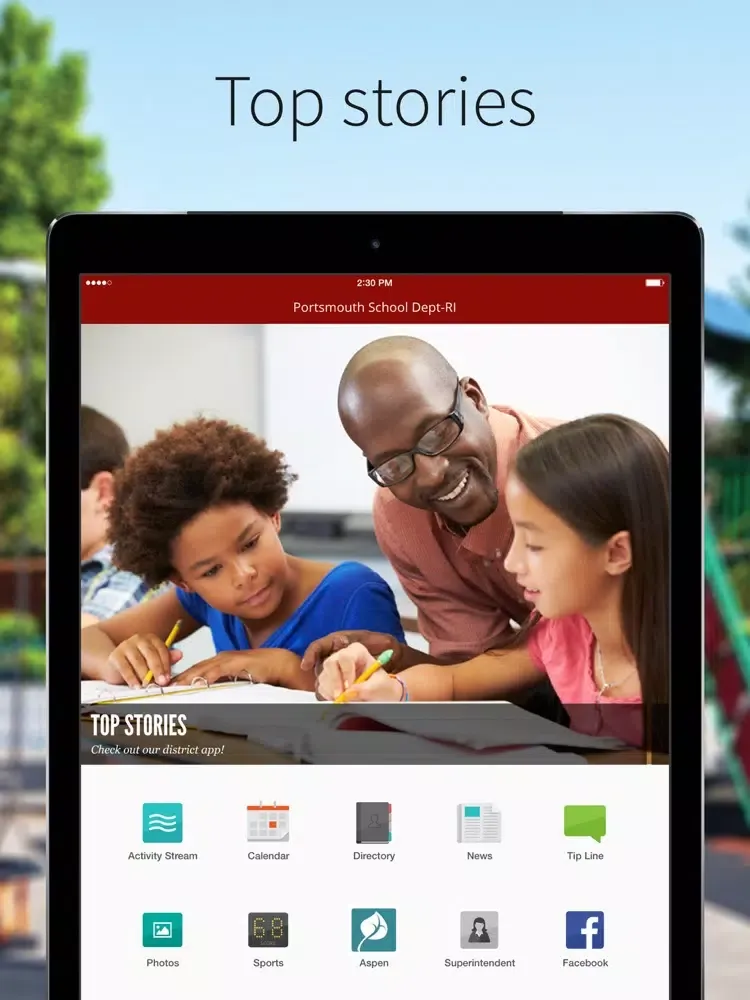 Screenshot di Portsmouth School Dept-RI iPad 