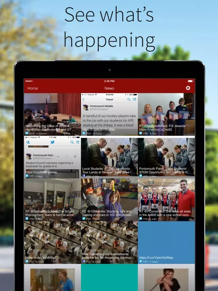 Screenshot di Portsmouth School Dept-RI iPad 