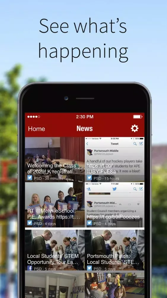 Screenshot di Portsmouth School Dept-RI