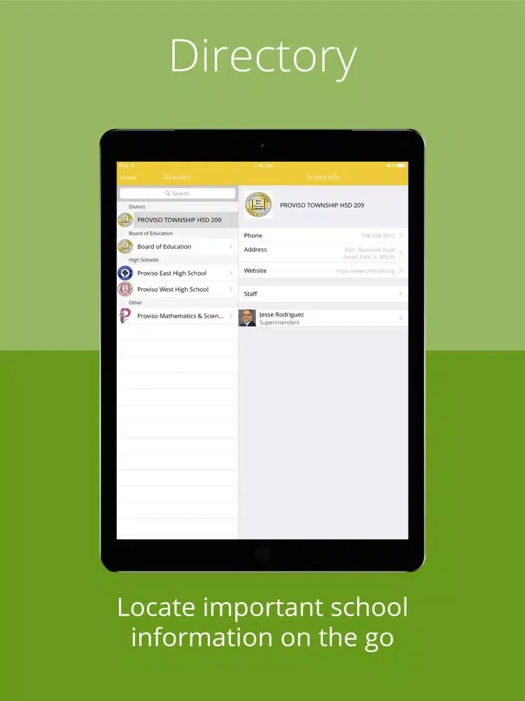 Proviso Township District 209 iPad 應用截圖