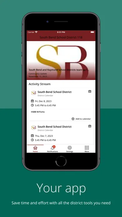 Capturas de pantalla de South Bend School District 118