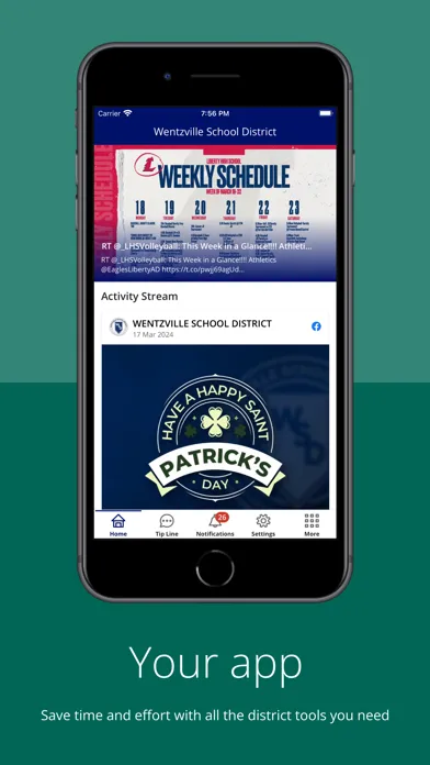 Wentzville School District 스크린샷