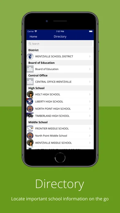 Wentzville School District 스크린샷