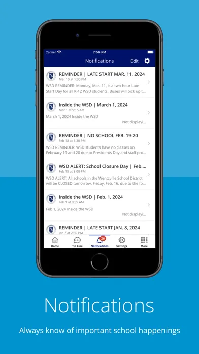 Wentzville School District 스크린샷
