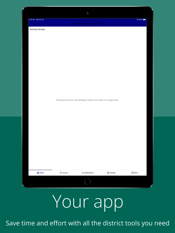 ภาพหน้าจอของ Woodridge School District 68 iPad 