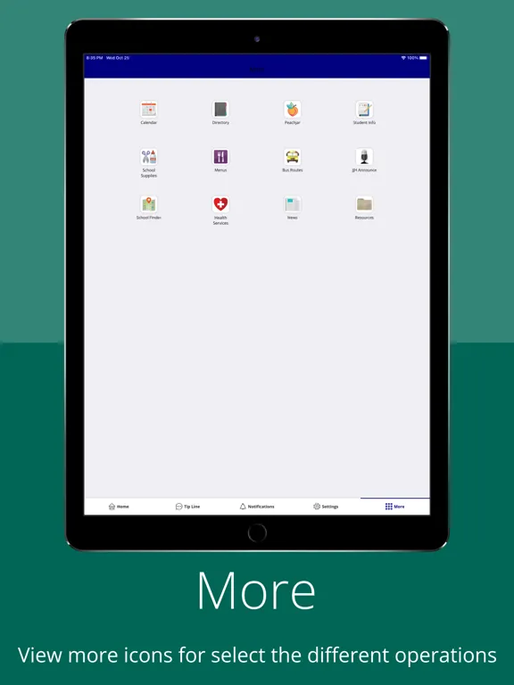 ภาพหน้าจอของ Woodridge School District 68 iPad 