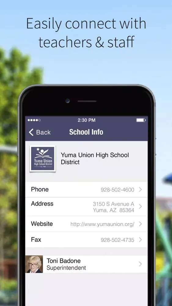 Screenshot di Yuma Union HSD