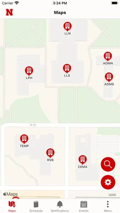 Tangkapan skrin Nebraska