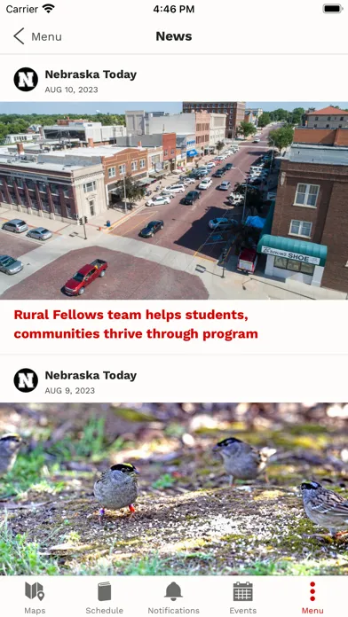 Tangkapan skrin Nebraska